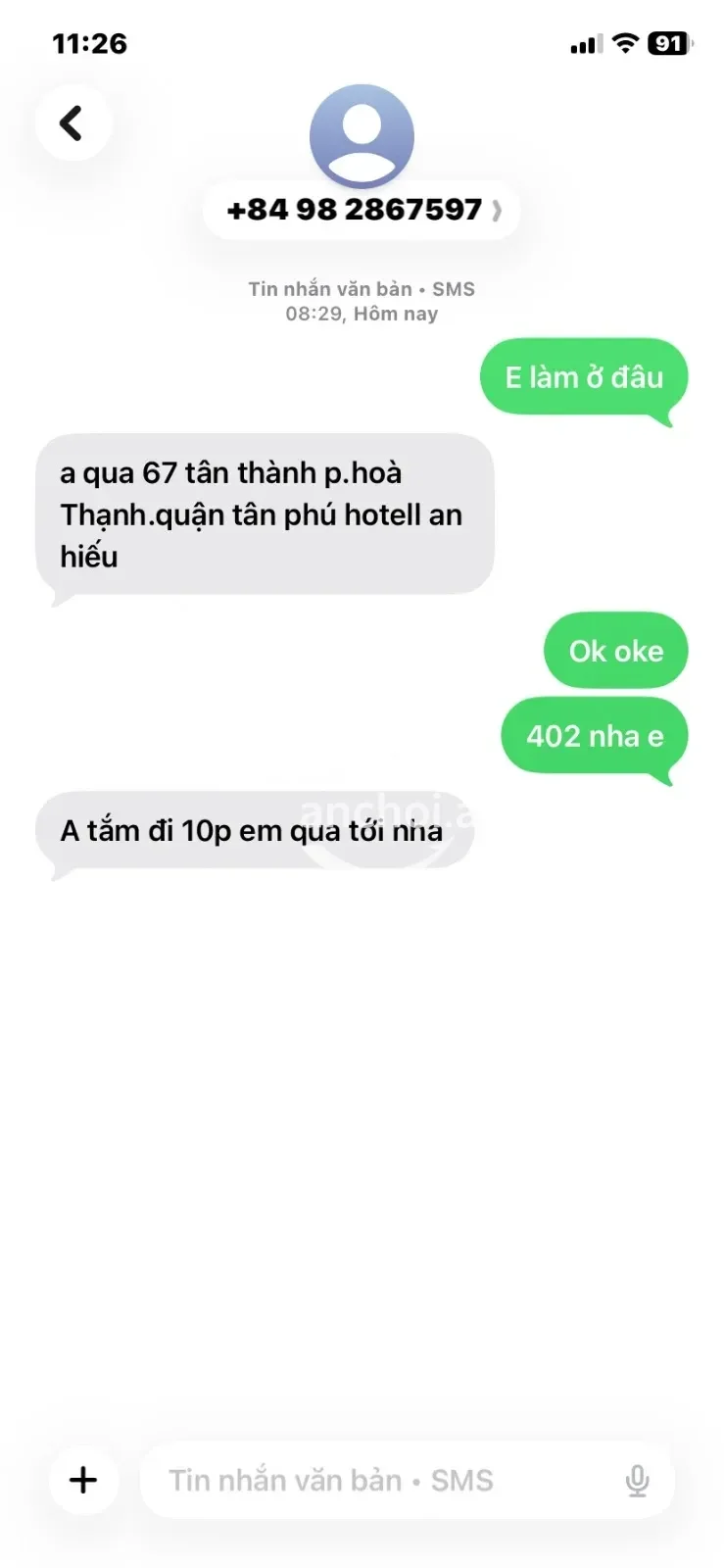 Ảnh checker daithieugia90 chụp khi gặp PHƯƠNG THẢO VÚ KHỦNG LONG (ảnh 4/4)