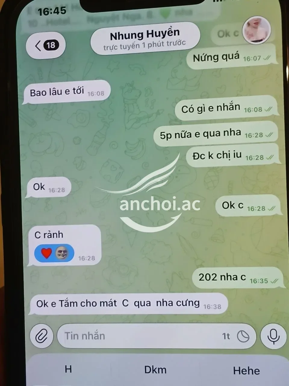 Ảnh checker Hoangminh chụp khi gặp NEW HUYỀN NHUNG DÂM ĐÃNG, LÀM TÌNH MAX PHÊ (ảnh 2/4)