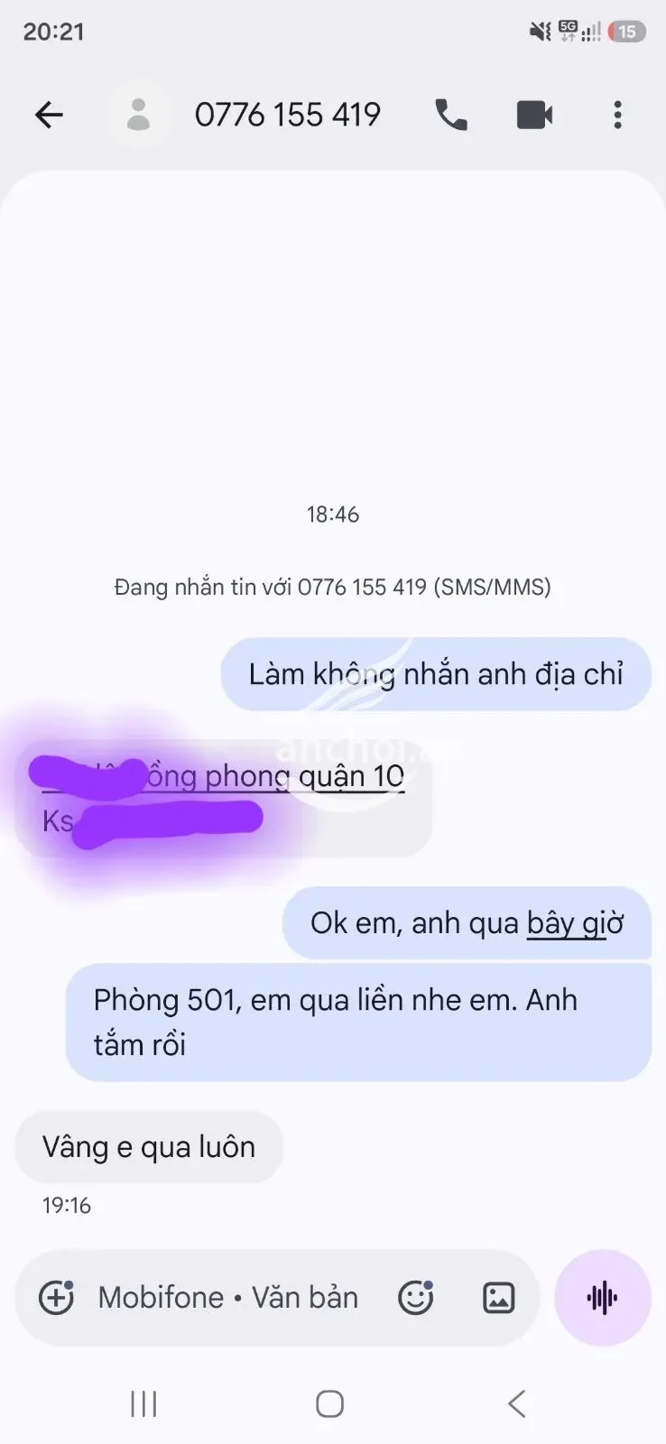 Ảnh checker Nguyễn quốc an chụp khi gặp TIỂU VI - MASSAGE - MÔNG VÚ TO - DOGY BAO PHÊ (ảnh 4/5)