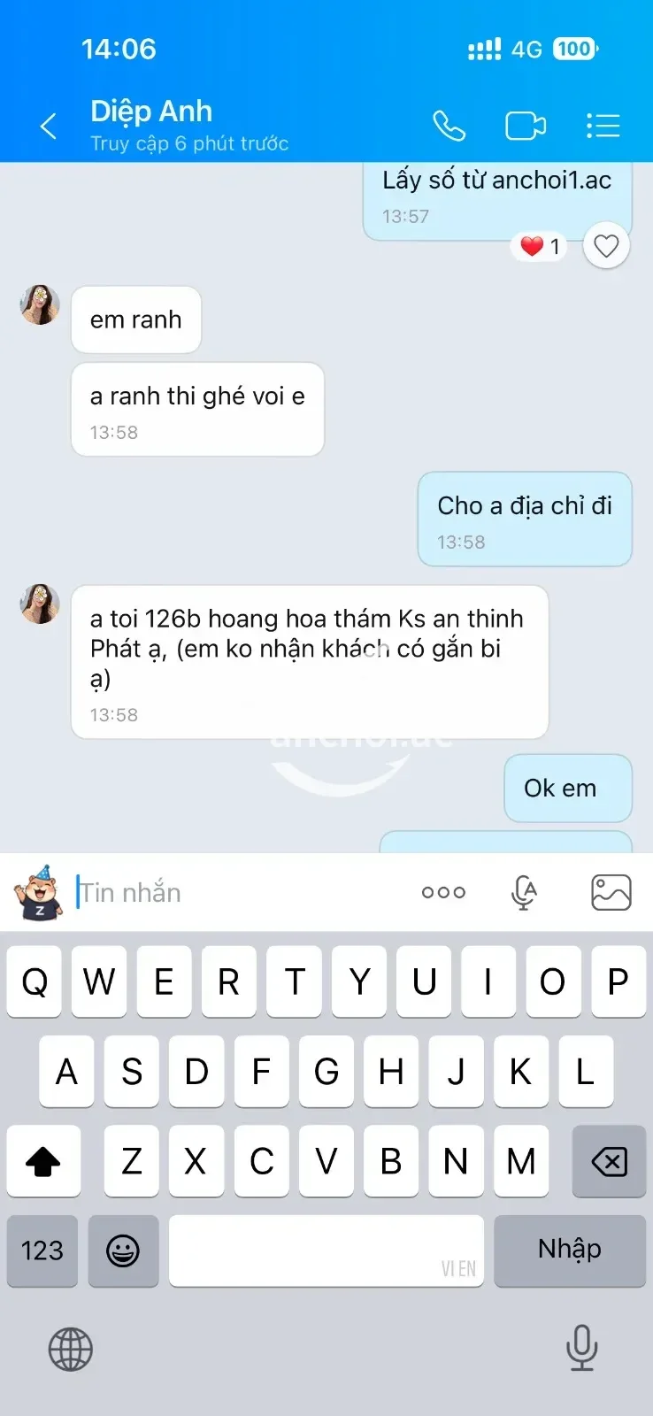 Ảnh checker MôngTo chụp khi gặp Diệp Anh - Gái ngon, dâm, làm tình bao phê (ảnh 1/3)
