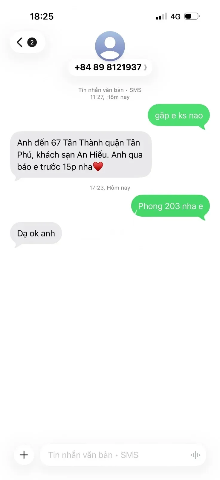 Ảnh checker tuantuanquy chụp khi gặp Anh Thư Xinh Đẹp Ngoan Hiền Chiều Khách  (ảnh 2/4)