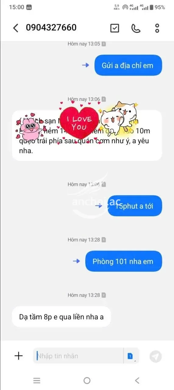 Ảnh checker Thang chụp khi gặp ❤️ KIM NGÂN❤️ DÂM NỮ DÁNG XINH CHIỀU KHÁCH  CỰC TÌNH CẢM (ảnh 5/5)