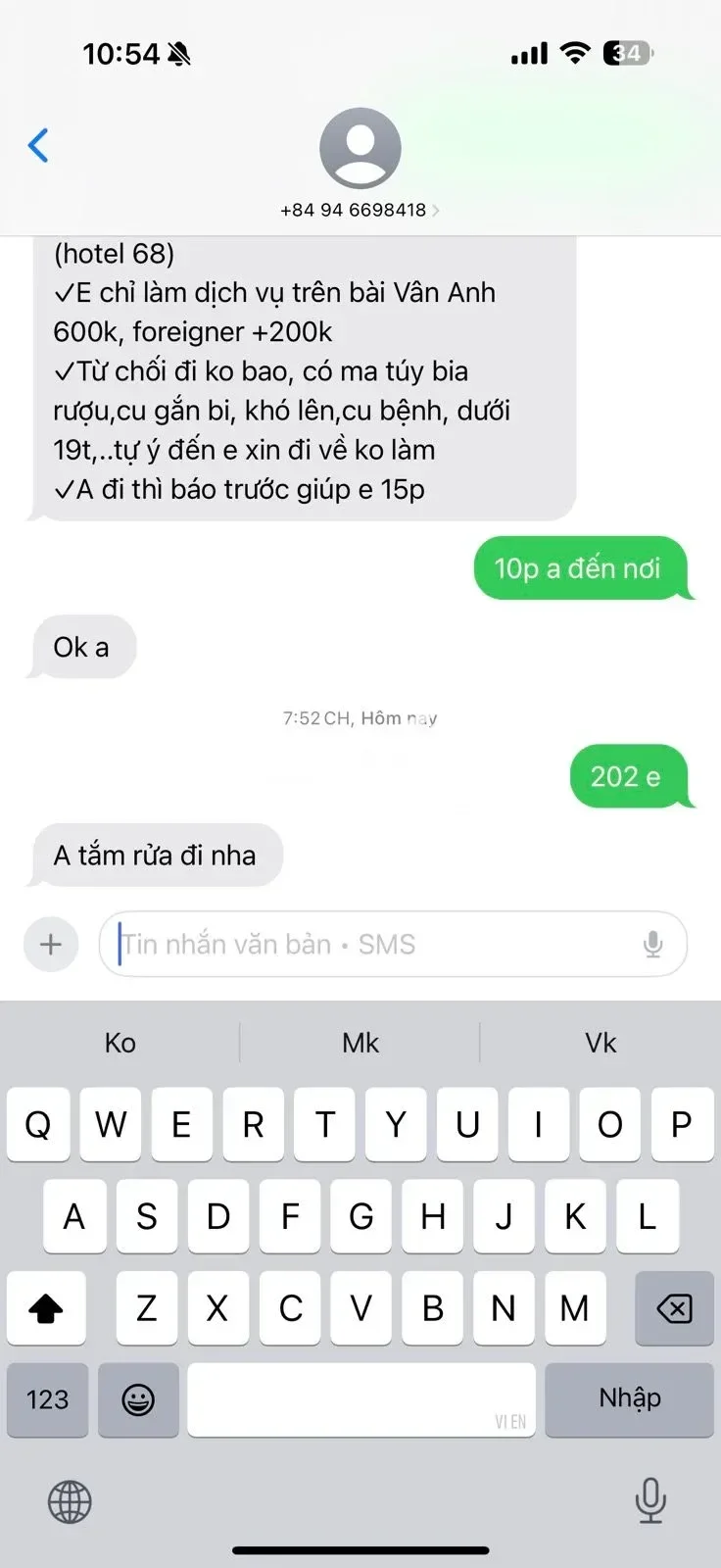 Ảnh checker Lê Sang chụp khi gặp VÂN ANH - DA TRẮNG - DÁNG XINH - CHIỀU KHÁCH HẾT MÌNH (ảnh 4/4)