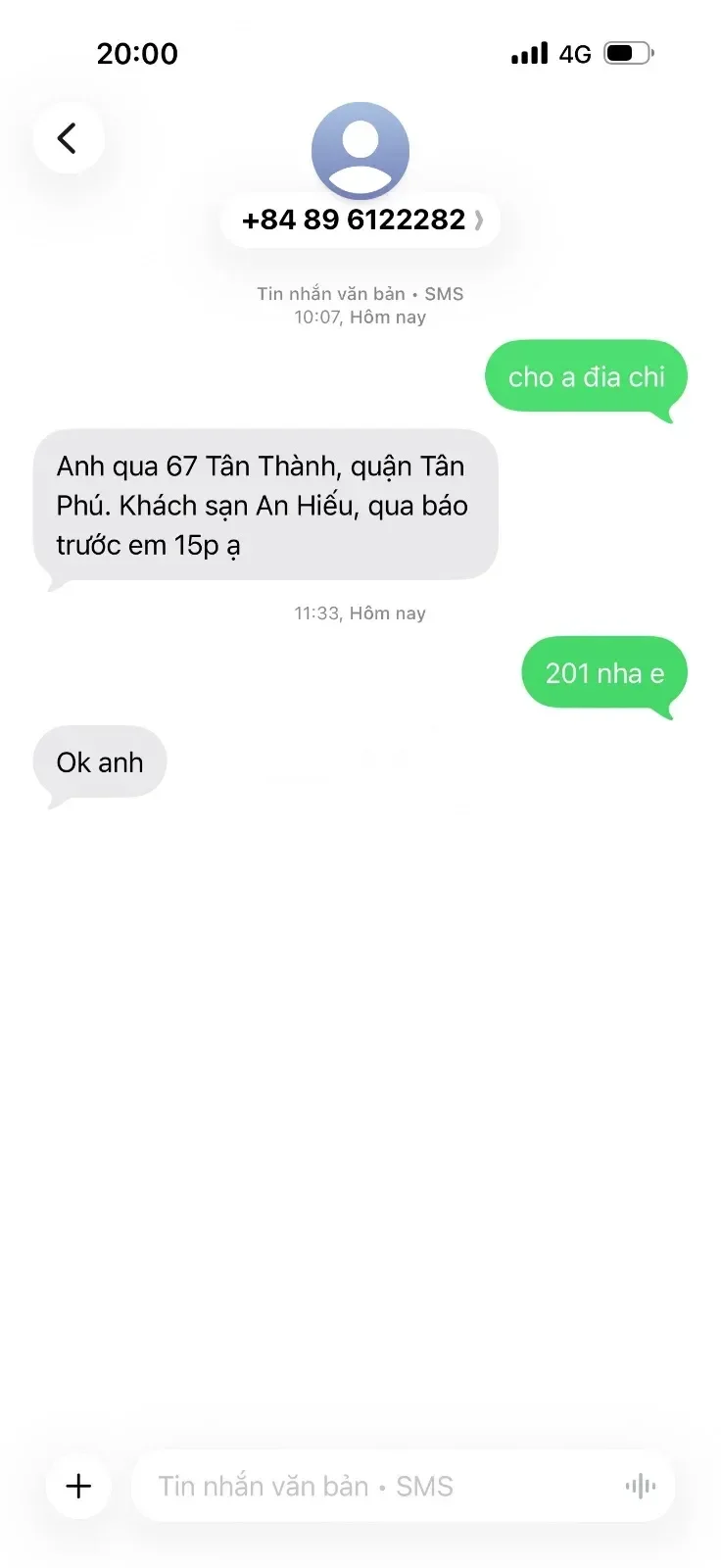 Ảnh checker lacmanhan chụp khi gặp CUM ALO cia BỐI NHI lolite NHỎ NHẮN TRÊ TRUNG GÁI ĐÔI MƯƠI (ảnh 2/4)