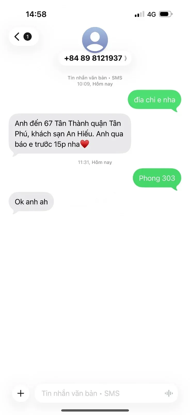 Ảnh checker chuhung chụp khi gặp Anh Thư Xinh Đẹp Ngoan Hiền Chiều Khách  (ảnh 2/4)
