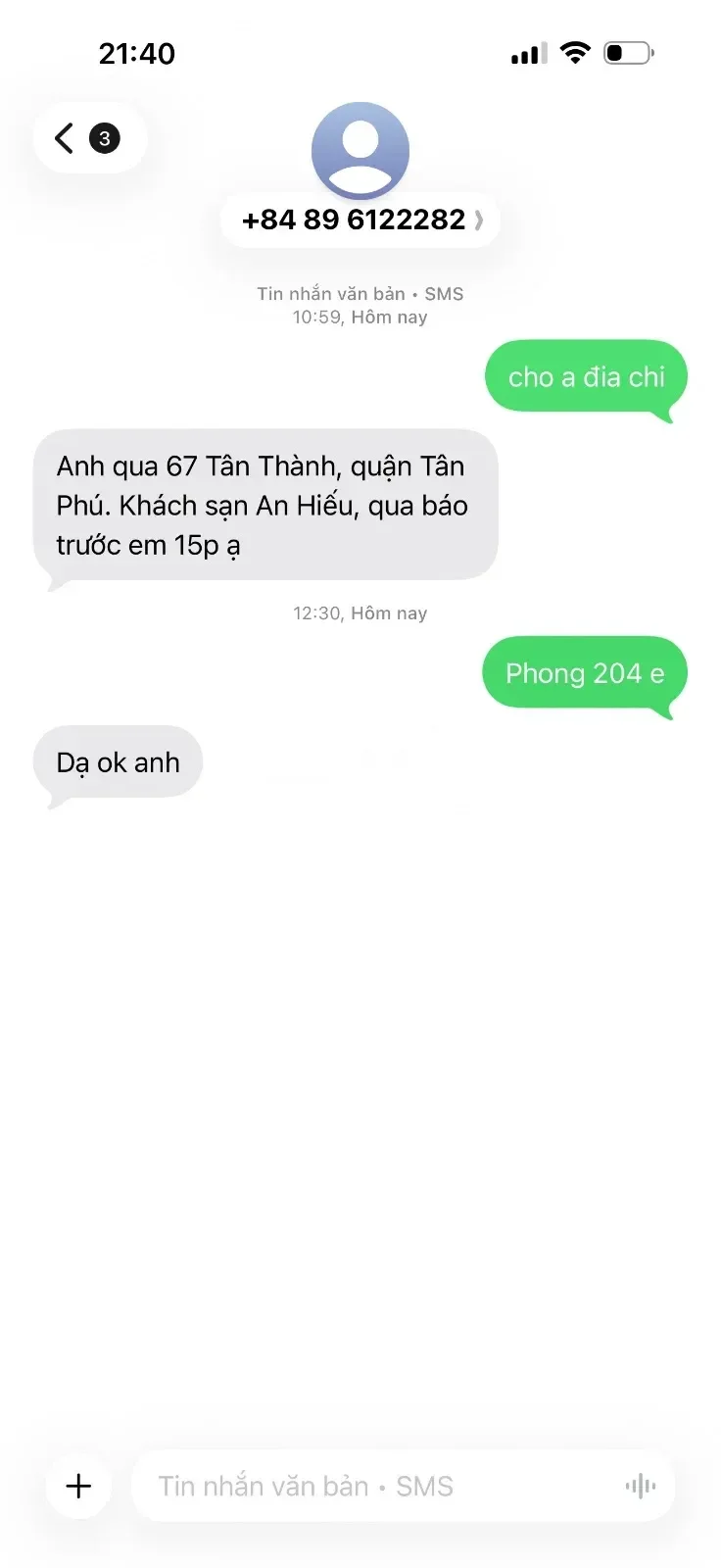 Ảnh checker thanhvy chụp khi gặp CUM ALO cia BỐI NHI lolite NHỎ NHẮN TRÊ TRUNG GÁI ĐÔI MƯƠI (ảnh 2/3)