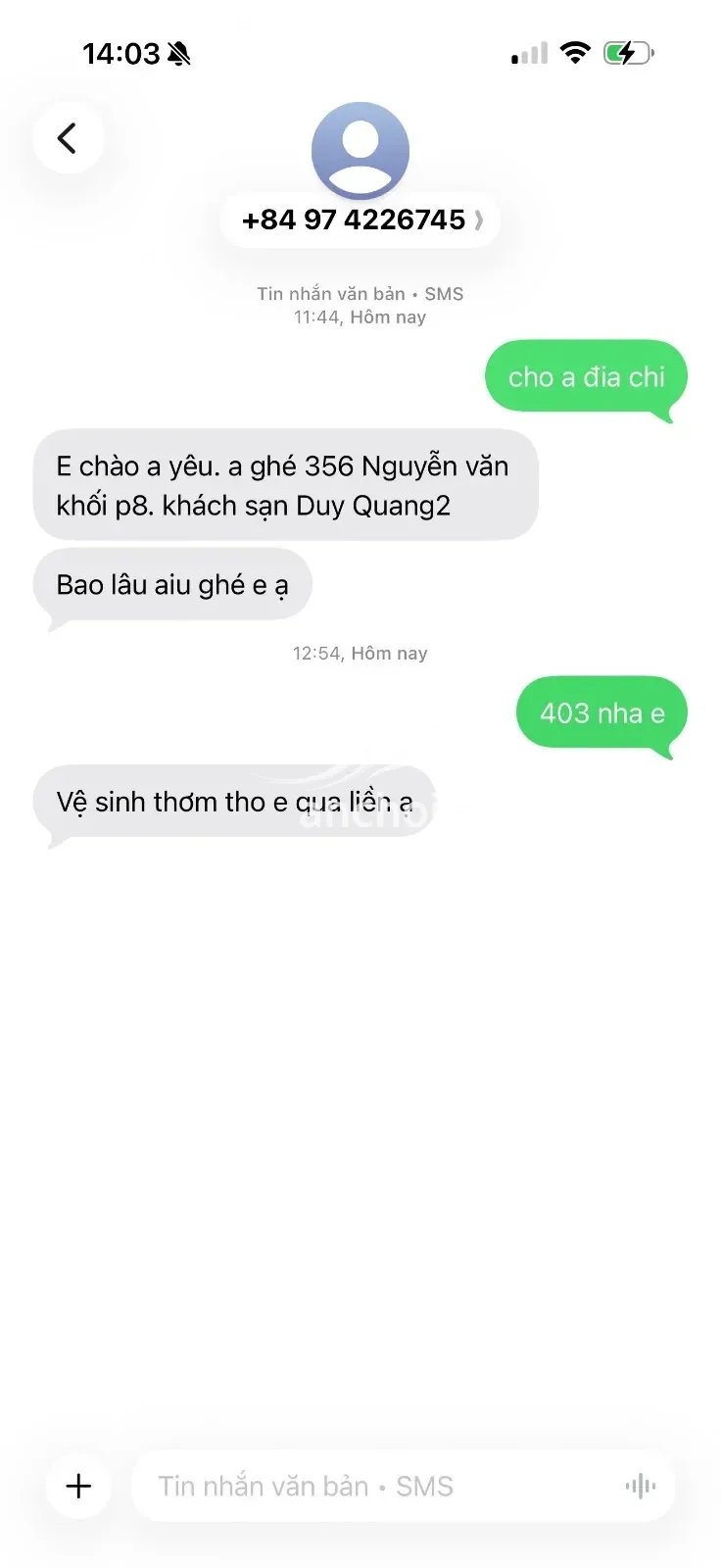 Ảnh checker liendoanh chụp khi gặp Trang Ruby [Chuppy baby)🌹Massage Fack Vú Bự Mông To Dáng Cao Xinh Mộng Nước Kỷ Năng Đỉnh (ảnh 1/4)