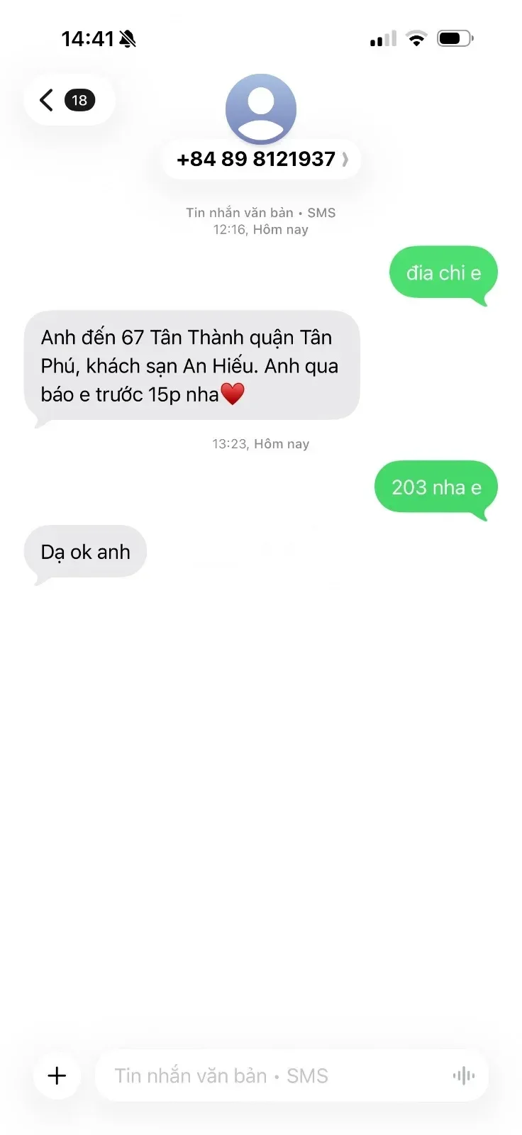Ảnh checker thekimi chụp khi gặp Anh Thư Xinh Đẹp Ngoan Hiền Chiều Khách  (ảnh 4/4)