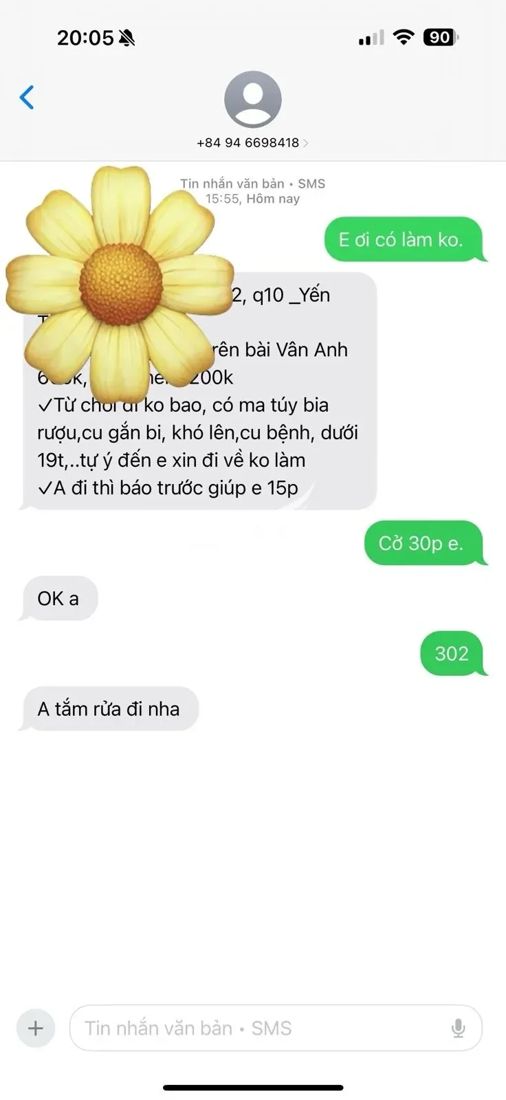 Ảnh checker Bát Thức chụp khi gặp VÂN ANH - DA TRẮNG - DÁNG XINH - CHIỀU KHÁCH HẾT MÌNH (ảnh 2/4)