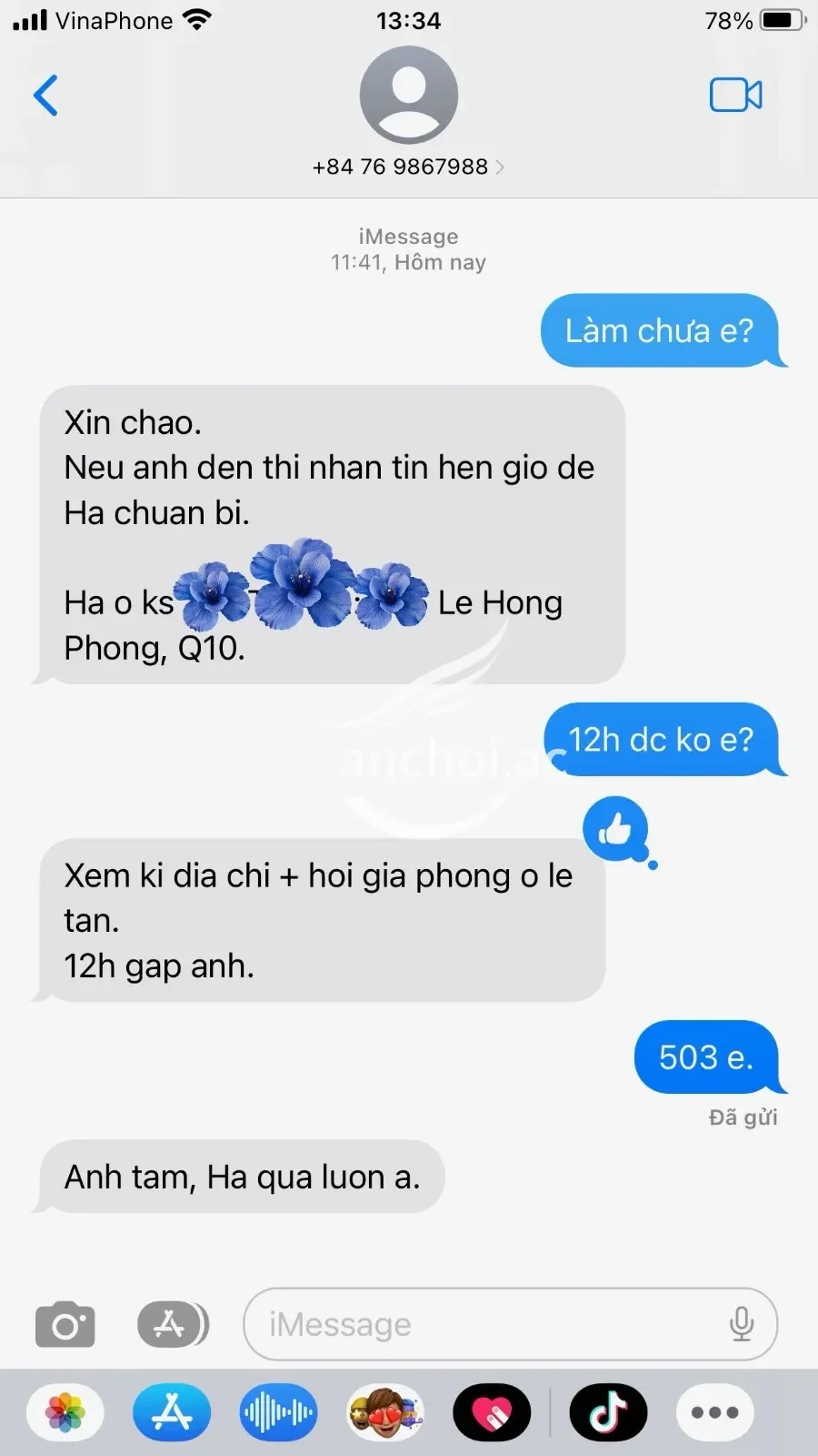 Ảnh checker Melondep chụp khi gặp TRÚC HÀ - SELLER TÀI CHÍNH (ảnh 4/5)