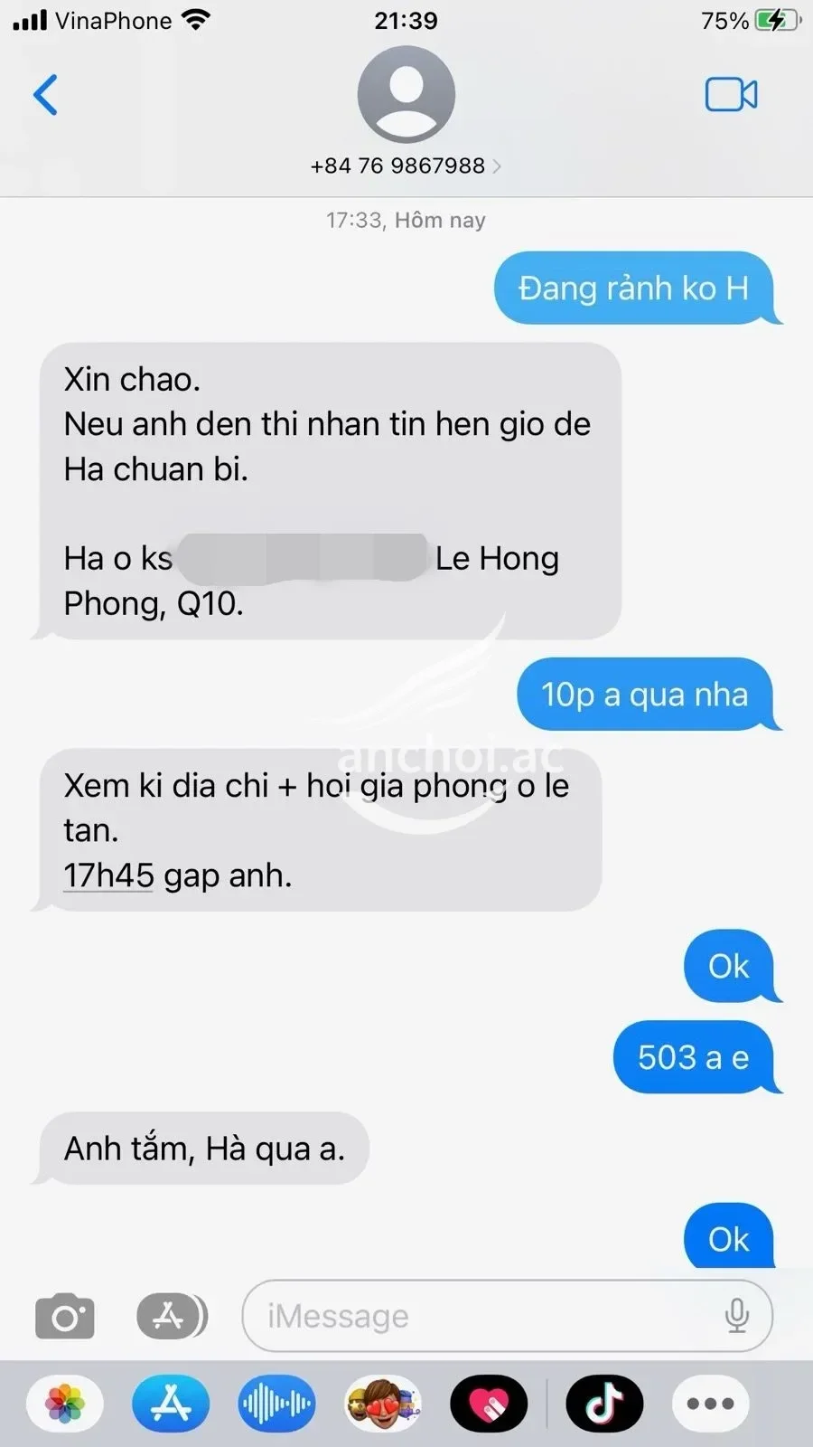 Ảnh checker Bạch Hổ chụp khi gặp TRÚC HÀ - SELLER TÀI CHÍNH (ảnh 4/4)