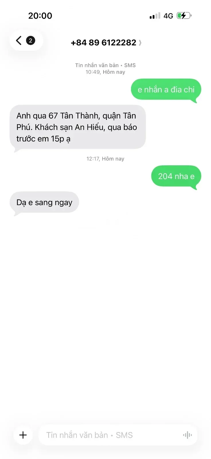 Ảnh checker minhvansam chụp khi gặp CUM ALO cia BỐI NHI lolite NHỎ NHẮN TRÊ TRUNG GÁI ĐÔI MƯƠI (ảnh 1/3)