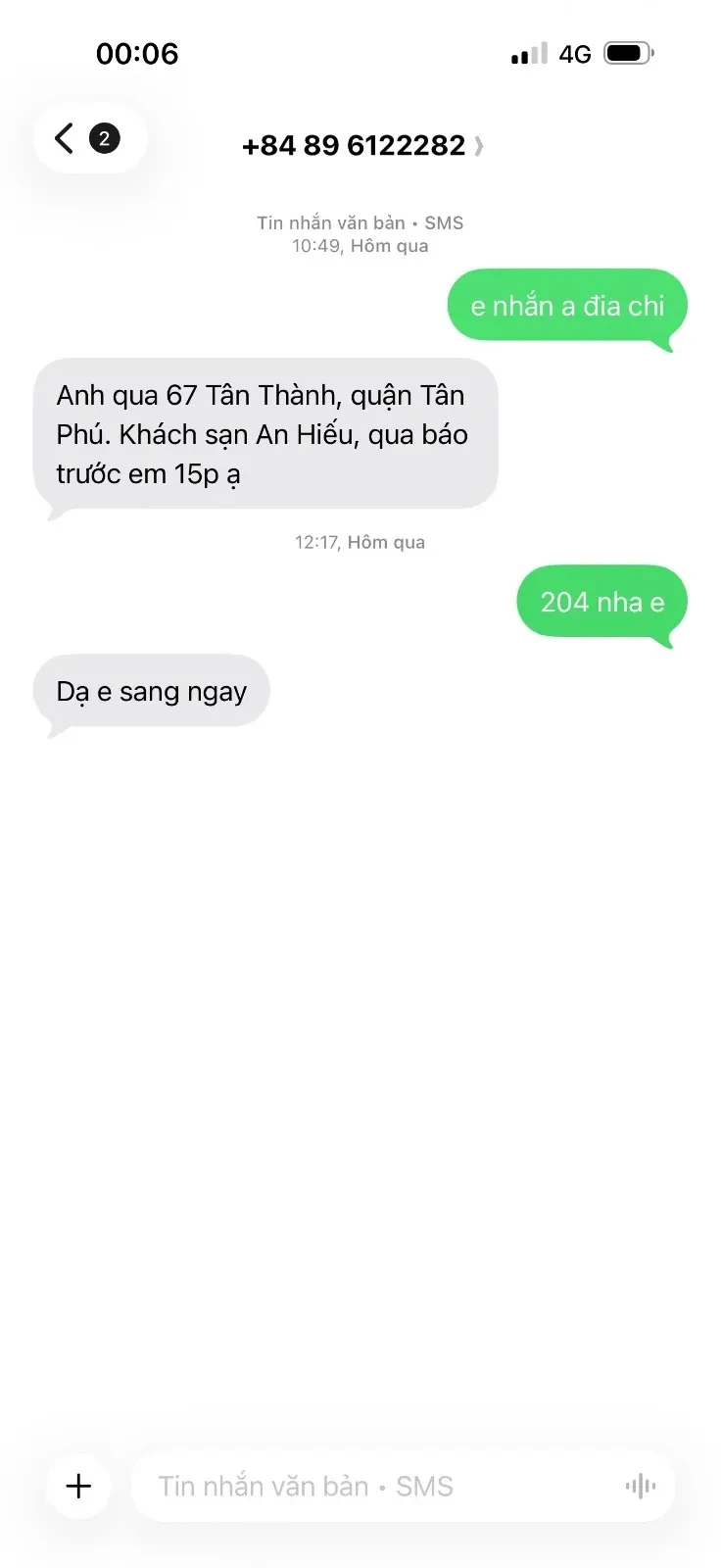 Ảnh checker dangkhoan chụp khi gặp CUM ALO cia BỐI NHI lolite NHỎ NHẮN TRÊ TRUNG GÁI ĐÔI MƯƠI (ảnh 1/3)
