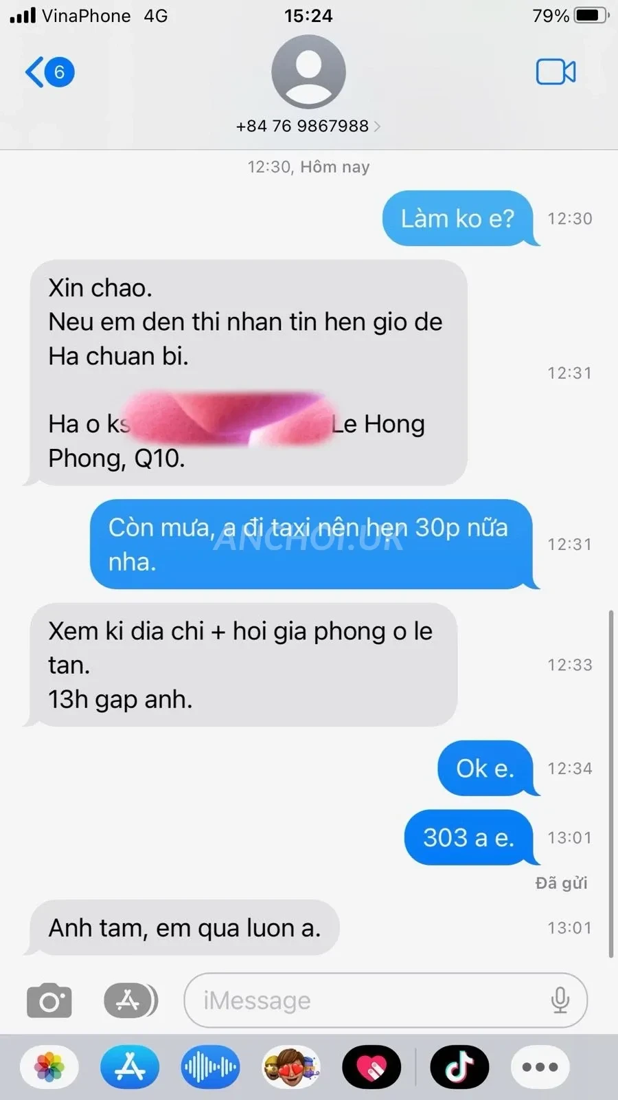 Ảnh checker Ice Man chụp khi gặp TRÚC HÀ - SELLER TÀI CHÍNH (ảnh 4/4)