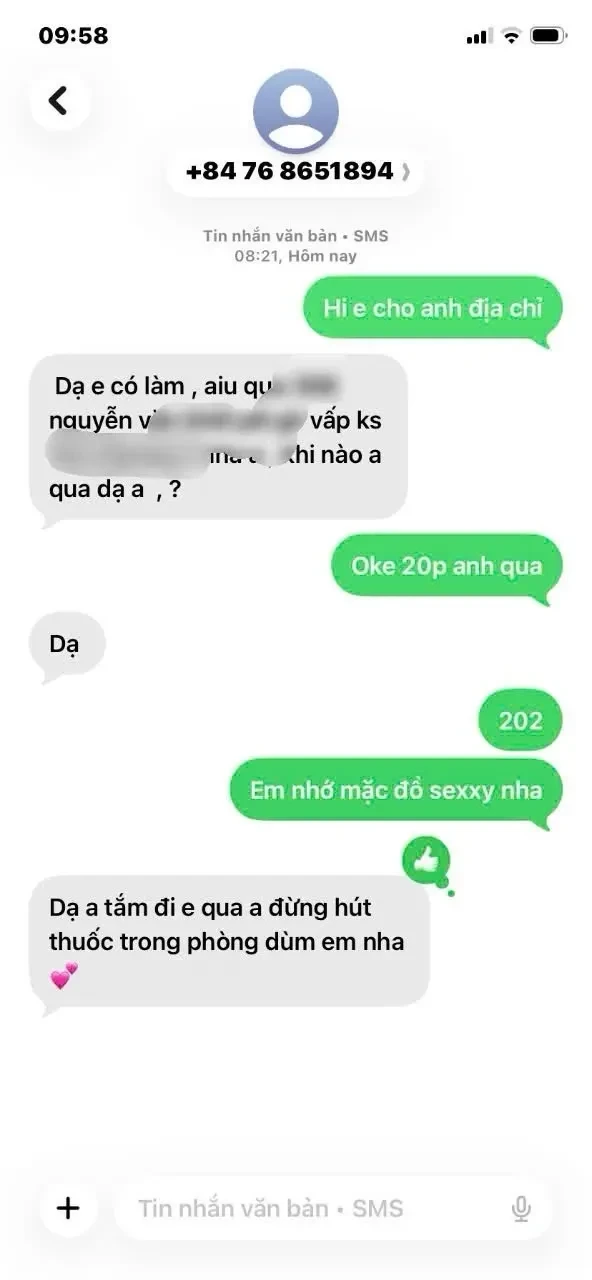 Ảnh checker Tien_khoaito chụp khi gặp HOT PÉ THỎ SEXY GIRL XINH SANG,BÚ KU SIÊU PHÊ, MASSAGE THÁI TAY NGHỀ CHUYÊN NGHIỆP (ảnh 4/5)