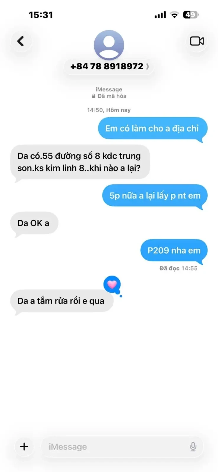 Ảnh checker PhamThe chụp khi gặp GÁI MIỀN TÂY NHÃ PHƯƠNG _ DA TRẮNG MẶT XING VÚ KHỦNG_RẤT NGỌT NGÀO TÌNH CẢM (ảnh 1/5)