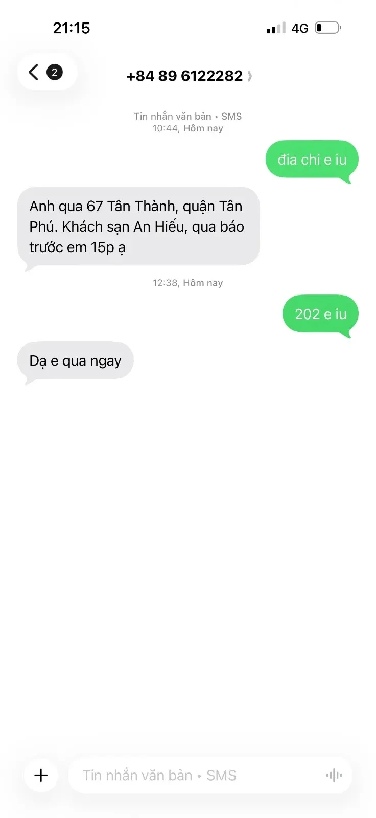 Ảnh checker sieuquang chụp khi gặp CUM ALO cia BỐI NHI lolite NHỎ NHẮN TRÊ TRUNG GÁI ĐÔI MƯƠI (ảnh 1/4)