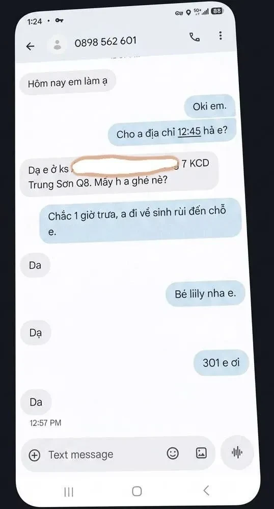 Ảnh checker phongbe222 chụp khi gặp ❤️Rau Sạch❤️ Bé LiiLy 2k2-Dáng Đẹp - Non Tơ – Da Trắng Mịn Màng .0837317525 (ảnh 1/5)