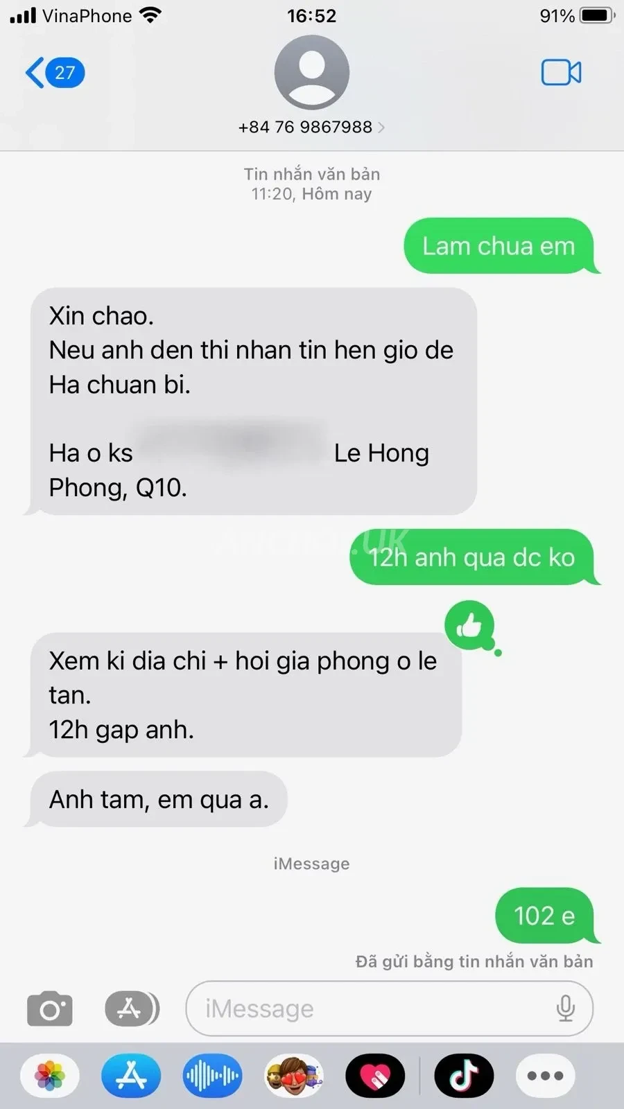 Ảnh checker Yêu Rau Xanh chụp khi gặp TRÚC HÀ - SELLER TÀI CHÍNH (ảnh 2/5)