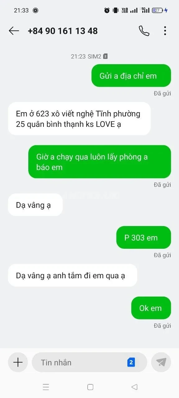 Ảnh checker Minhkiet  chụp khi gặp NGỌC HUYỀN - CÔ NÀNG TÓC NGẮN PHỤC VỤ NHƯ NGƯỜI TÌNH (ảnh 1/5)