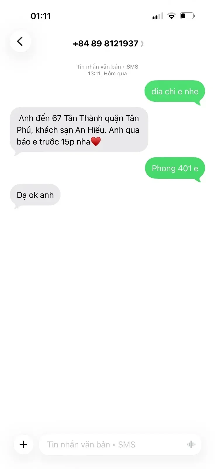 Ảnh checker Dongtu chụp khi gặp Anh Thư Xinh Đẹp Ngoan Hiền Chiều Khách  (ảnh 2/4)
