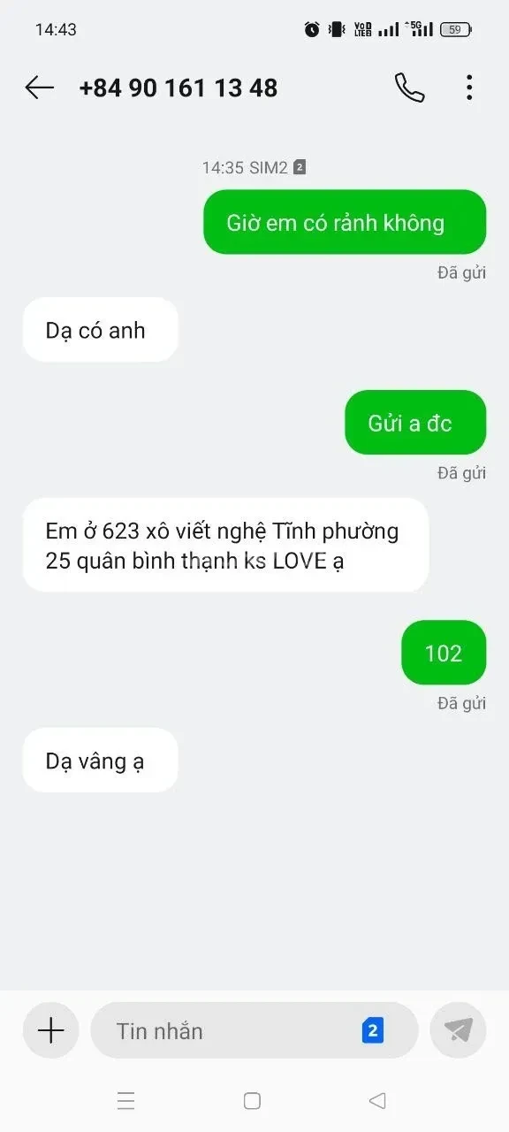 Ảnh checker ThuongPham chụp khi gặp NGỌC HUYỀN - CÔ NÀNG TÓC NGẮN PHỤC VỤ NHƯ NGƯỜI TÌNH (ảnh 4/5)