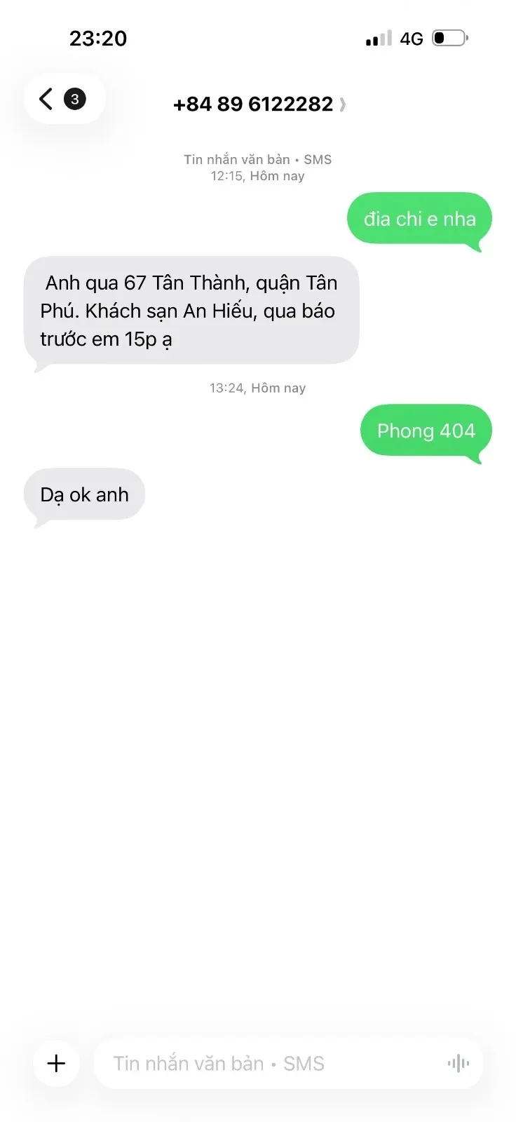 Ảnh checker tudiepthao chụp khi gặp CUM ALO cia BỐI NHI lolite NHỎ NHẮN TRÊ TRUNG GÁI ĐÔI MƯƠI (ảnh 1/4)