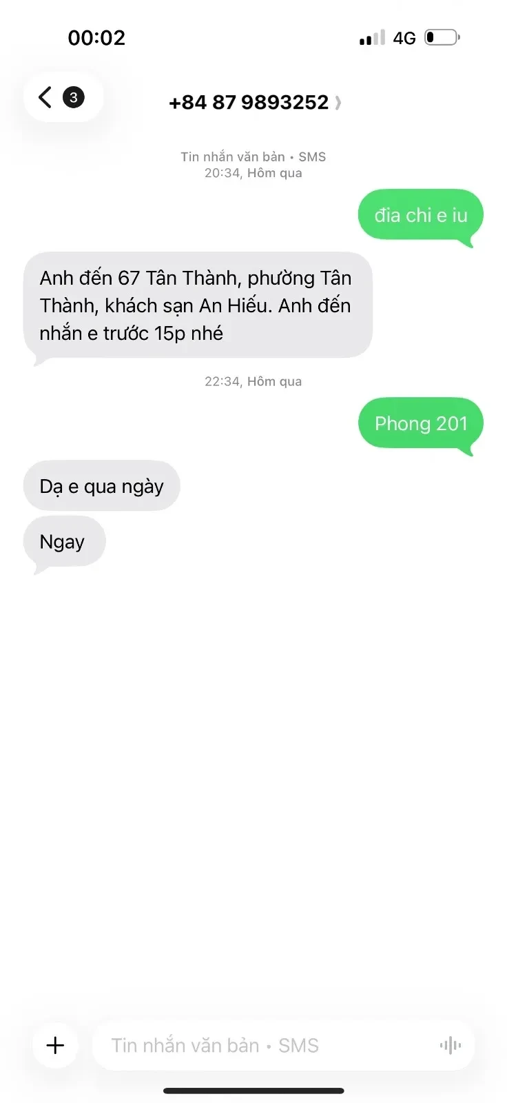 Ảnh checker ngoankhang chụp khi gặp Anh Thư Xinh Đẹp Ngoan Hiền Chiều Khách  (ảnh 1/4)