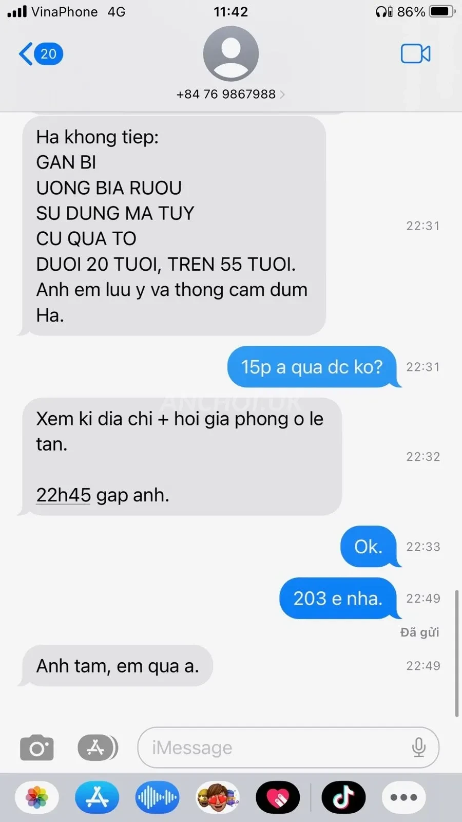 Ảnh checker Chiến Lang chụp khi gặp TRÚC HÀ - SELLER TÀI CHÍNH (ảnh 3/5)