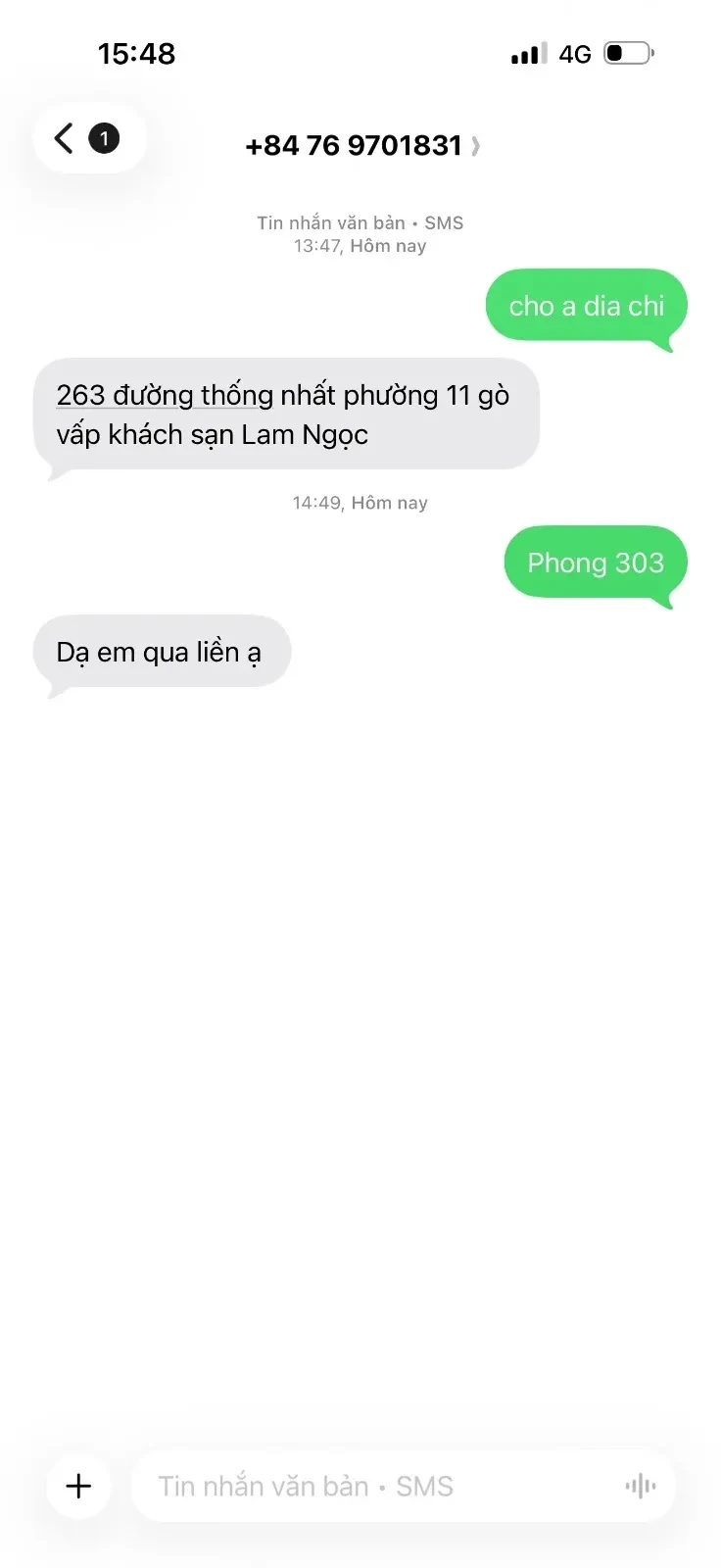 Ảnh checker bachthuy chụp khi gặp  HUYỀN THOẠI Linh đan  CƯNG ƠI  CHỊCH CHỊ ĐI (ảnh 3/4)
