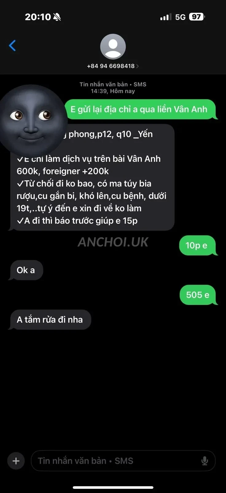 Ảnh checker Nhị Lang  chụp khi gặp VÂN ANH - DA TRẮNG - DÁNG XINH - CHIỀU KHÁCH HẾT MÌNH (ảnh 4/4)