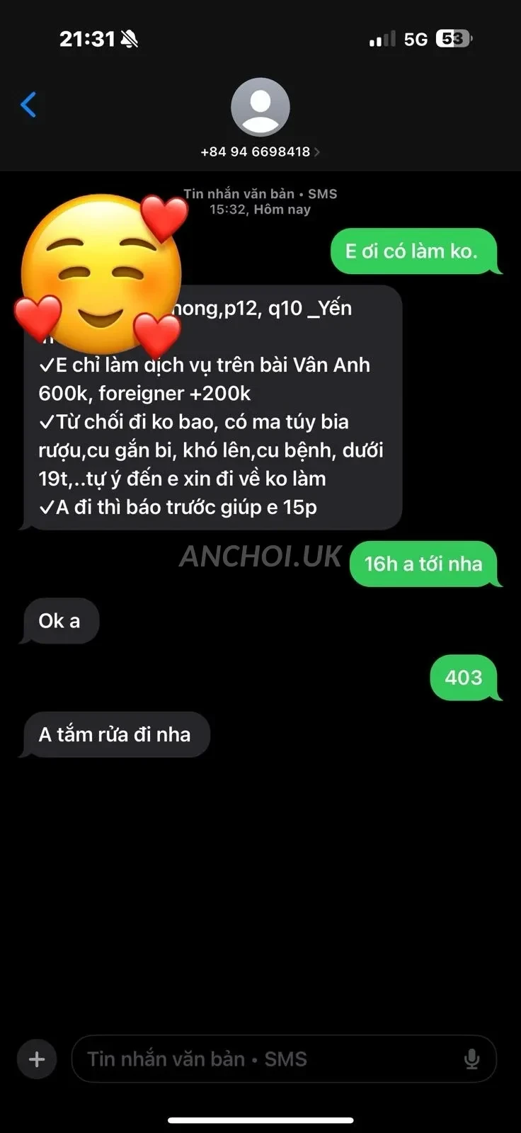Ảnh checker Bạch Hổ chụp khi gặp VÂN ANH - DA TRẮNG - DÁNG XINH - CHIỀU KHÁCH HẾT MÌNH (ảnh 5/5)