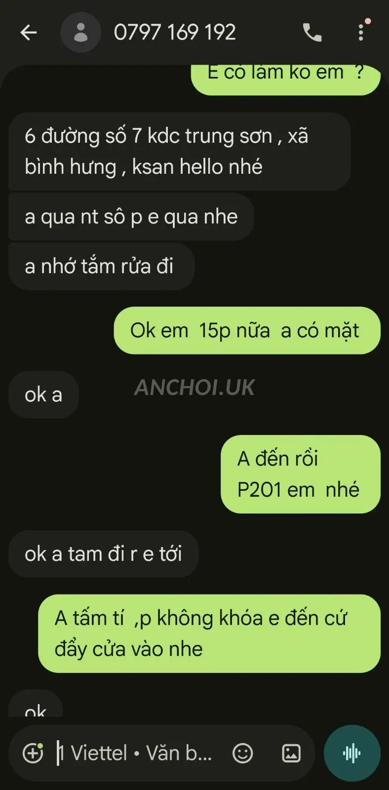 Ảnh checker Le hot liem chụp khi gặp AN NHIÊN - MÔNG TO, BƯỚM BỰ, NƯỚC BÍM LÊNH LÁNG, YÊU CHIỀU MỌI TƯ THẾ CHỊCH (ảnh 4/5)