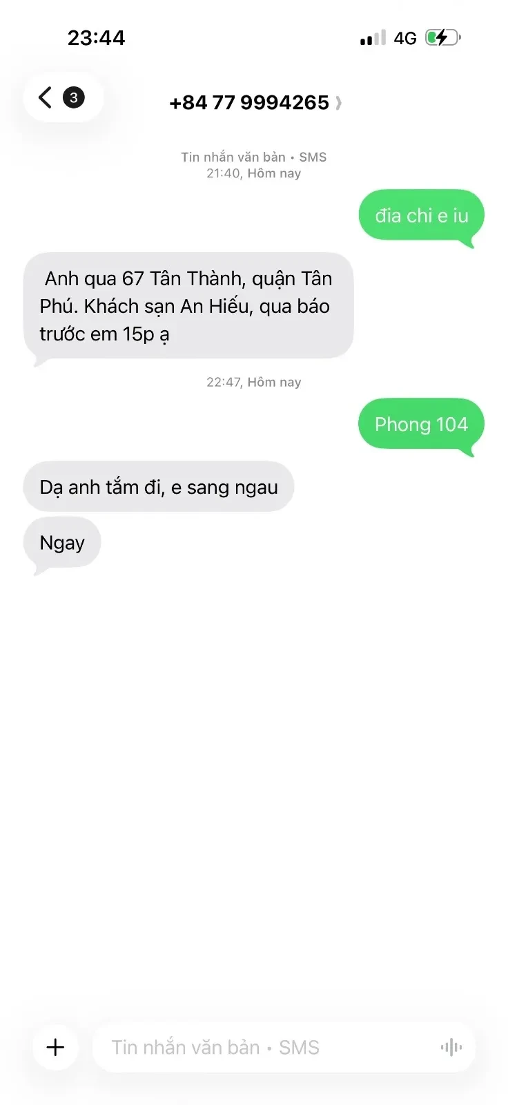 Ảnh checker Anh Duong chụp khi gặp CUM ALO cia BỐI NHI lolite NHỎ NHẮN TRÊ TRUNG GÁI ĐÔI MƯƠI (ảnh 3/4)