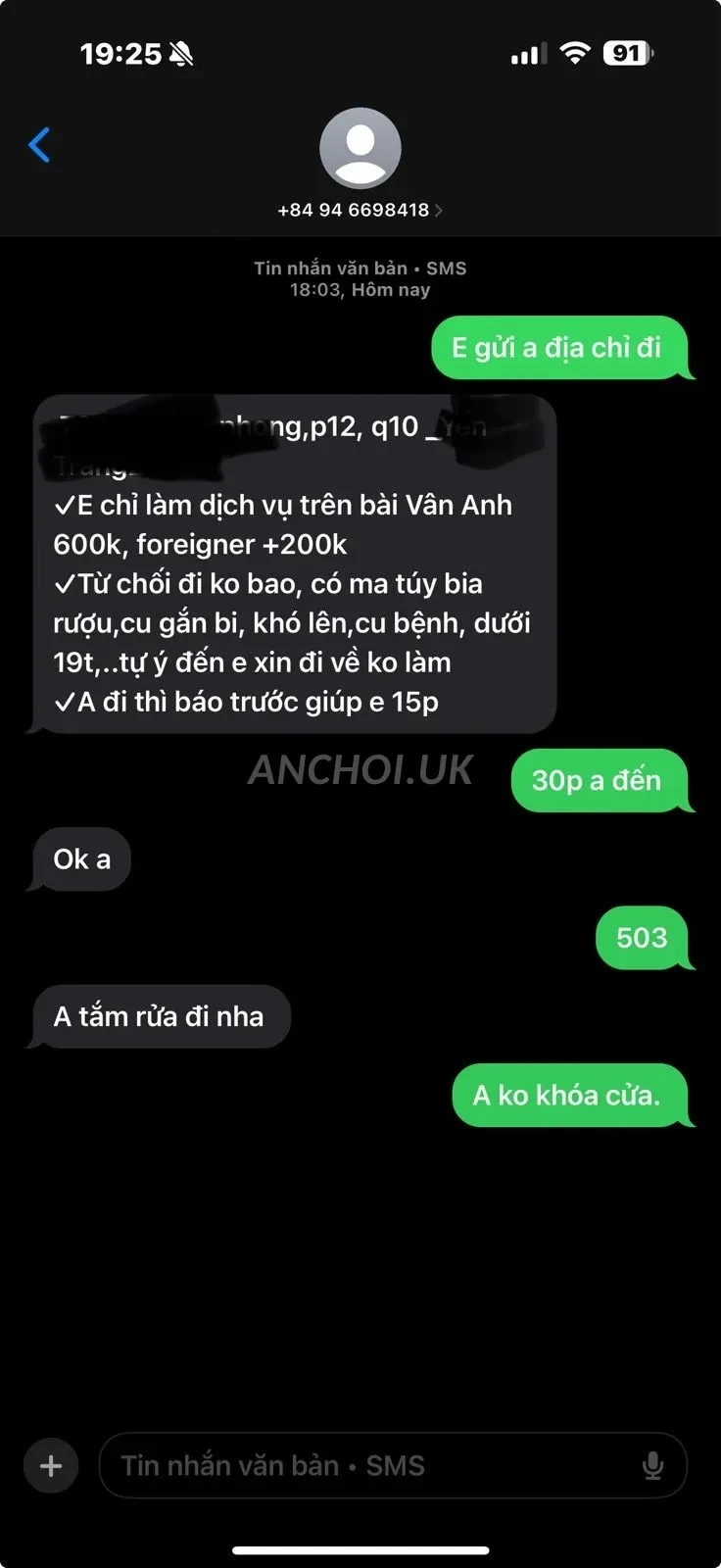Ảnh checker Xuân Tóc Đỏ chụp khi gặp VÂN ANH - DA TRẮNG - DÁNG XINH - CHIỀU KHÁCH HẾT MÌNH (ảnh 1/5)