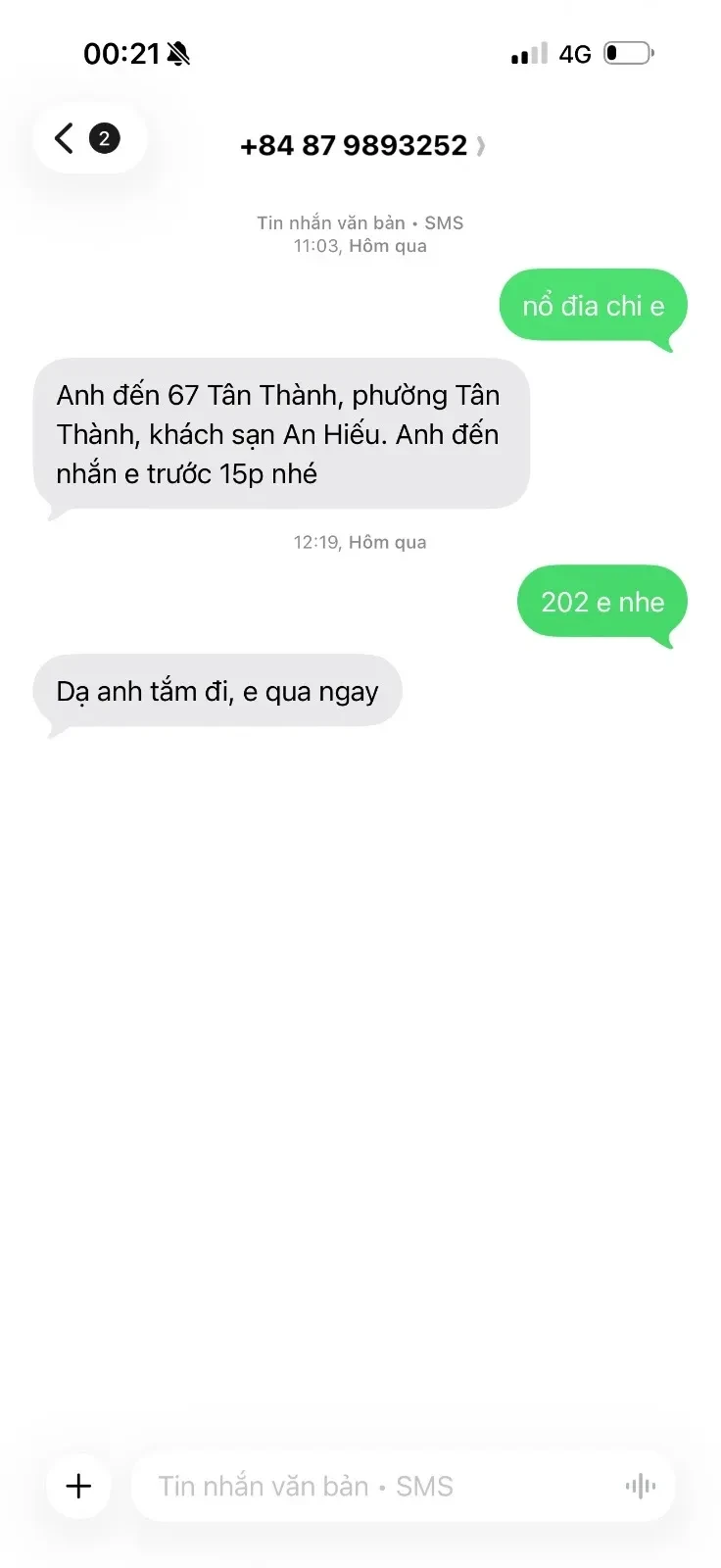 Ảnh checker thuylinh chụp khi gặp Anh Thư Xinh Đẹp Ngoan Hiền Chiều Khách  (ảnh 3/4)