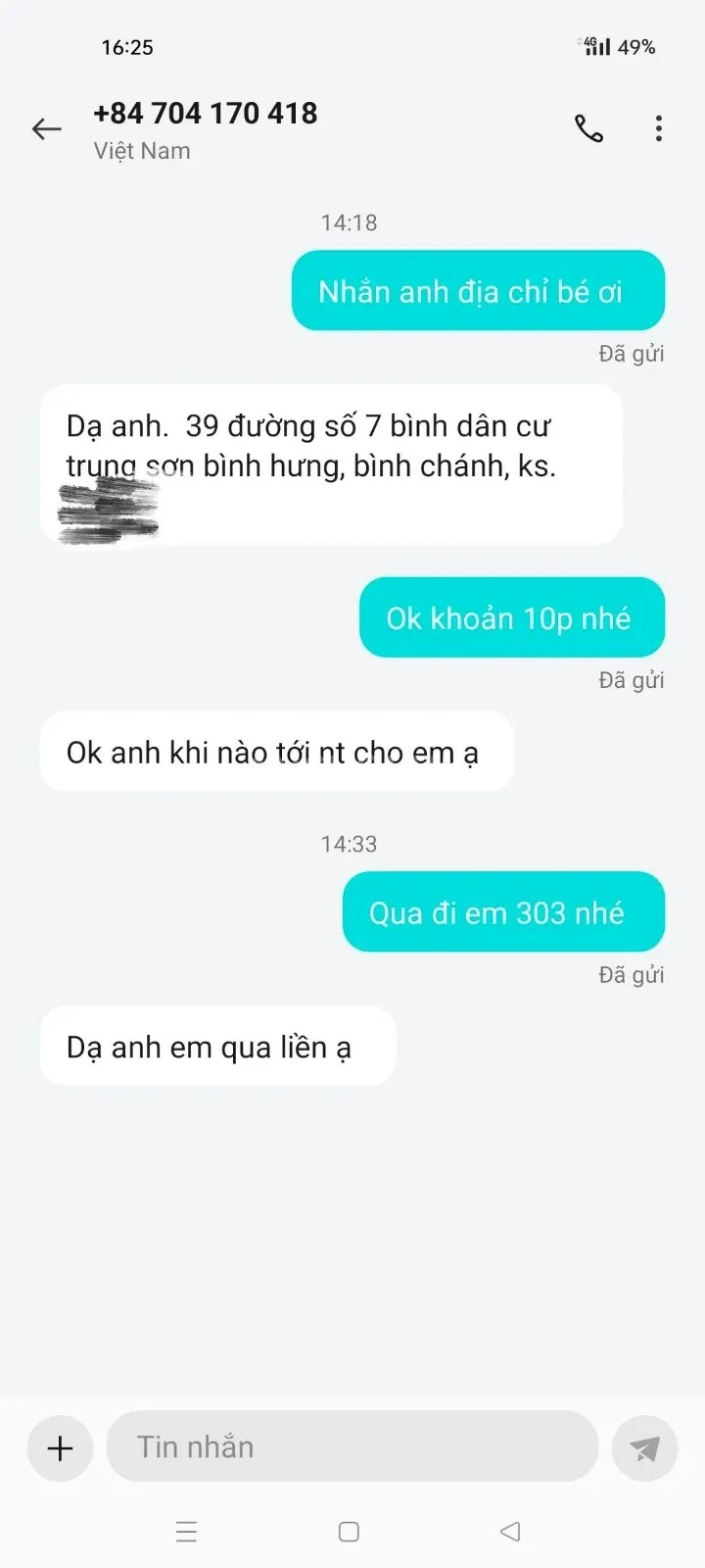 Ảnh checker Thecuteo chụp khi gặp THANH THÚY LÀM TÌNH ĐIÊU LUYỆN BAO PHÊ CHO ANH (ảnh 1/5)