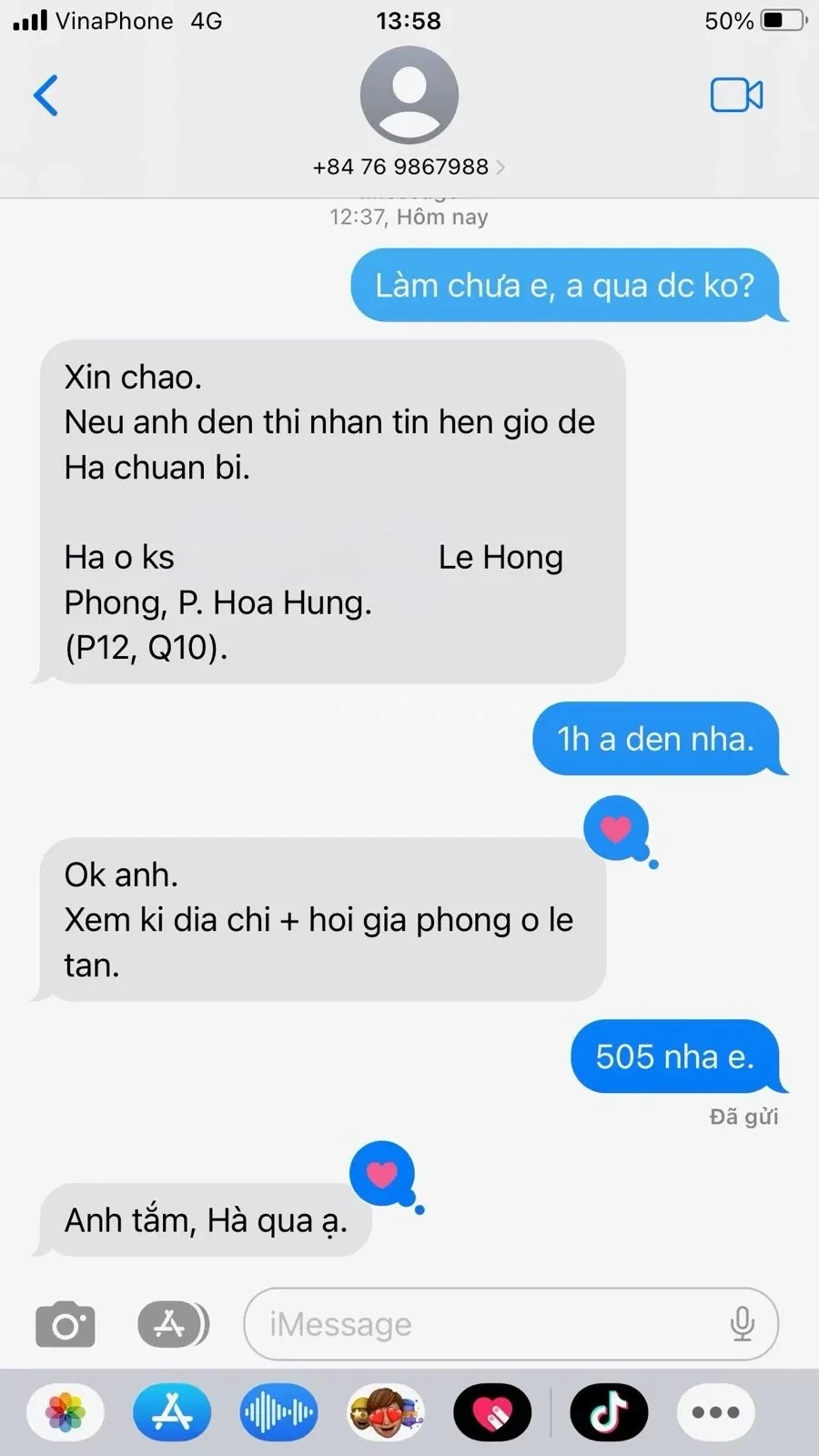 Ảnh checker Richie chụp khi gặp TRÚC HÀ - SELLER TÀI CHÍNH (ảnh 2/5)